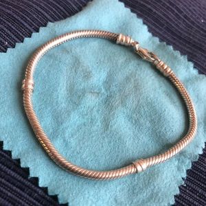 Sterling silver Pandora bracelet